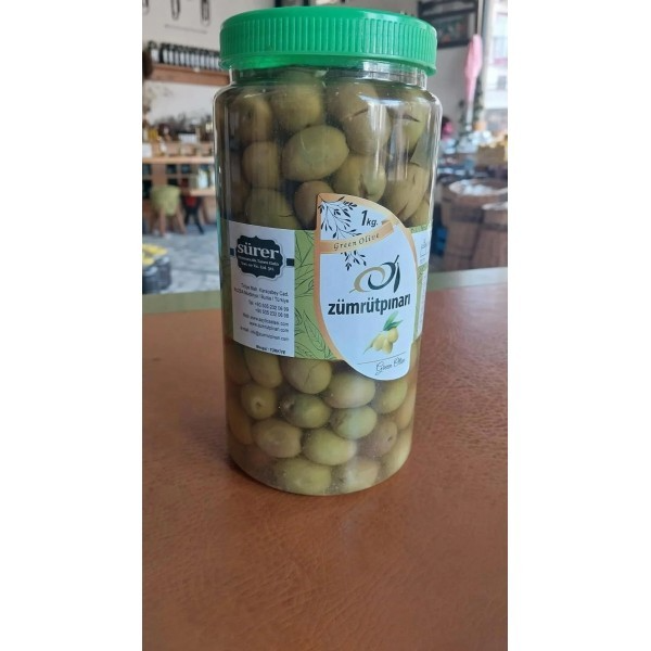 Köy Kırma Yeşil Zeytin M 1kg